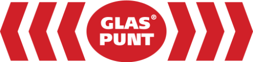 Het logo van Glaspunt B.V., uw glaszetter voor in Enschede
